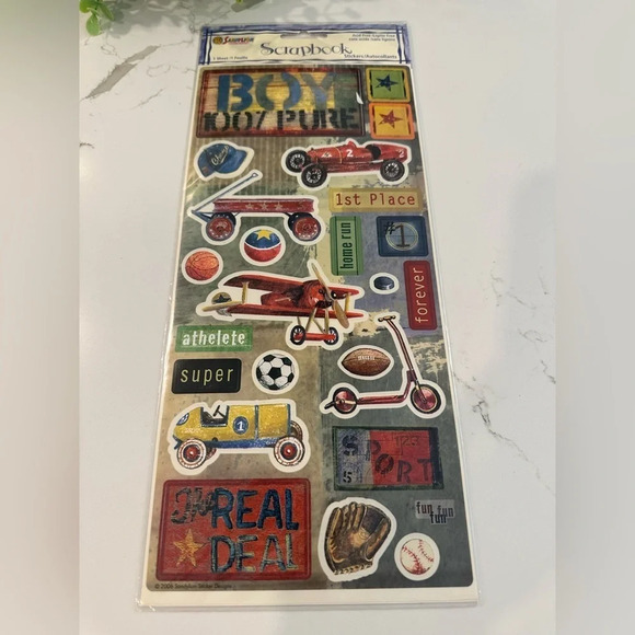 SandyLion Sticker Collection NIP -  friends, bday, blues clues, baseball Y2K (9) - Picture 9 of 13